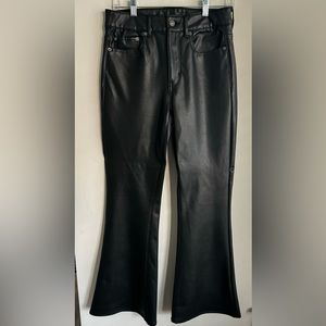Super High Rise Flare Leather American Eagle Pant